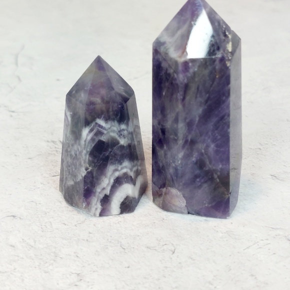 Pair of Amethyst Towers | Tranquility • Spiritual Protection • Divine Alignment - Picture 5 of 5